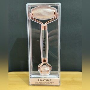 BeautyBio Rose Quartz Crystal Roller - Pink